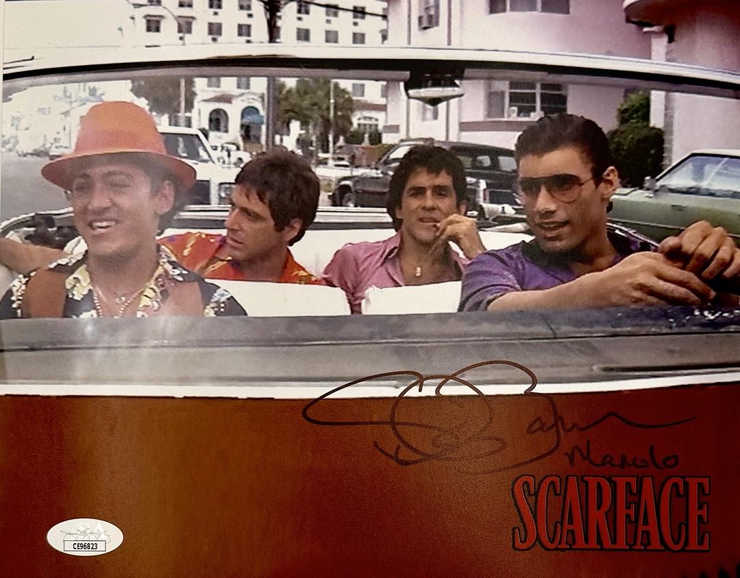 Steven Bauer signed 8x10 (Scarface) - JSA COA