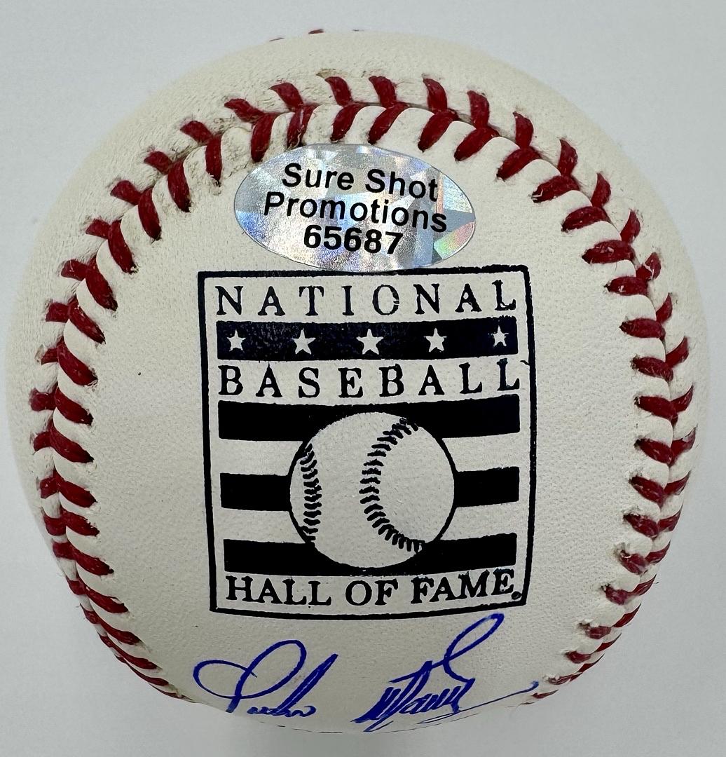 Pedro Martinez signed Hall of Fame baseball with HOF inscription - Sureshot COA