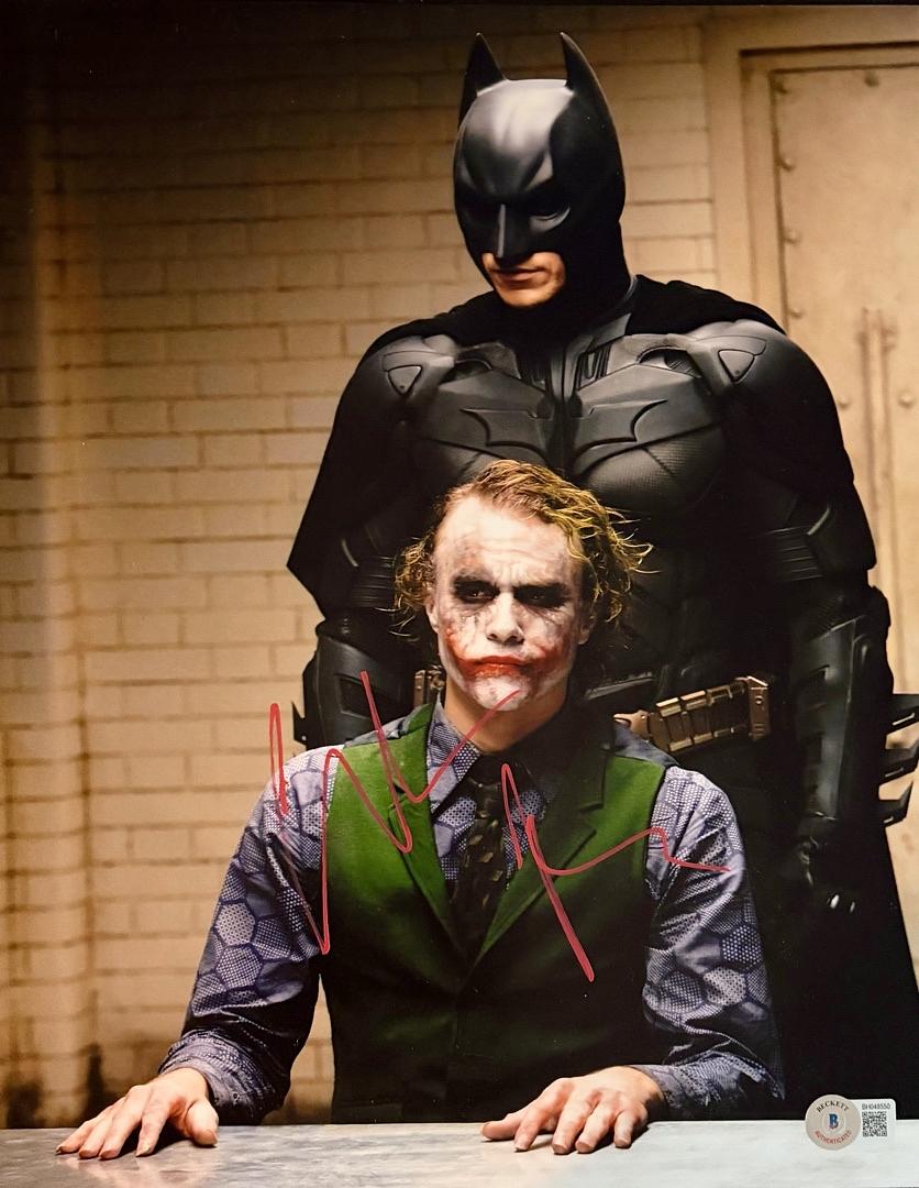 Christian Bale Signed 11x14 Photo (Batman Dark Knight) - Beckett COA