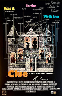 Tim Curry Christopher Lloyd and Lesley Ann Warren signed "Clue" 11x17 - OC Celebrity Marketing