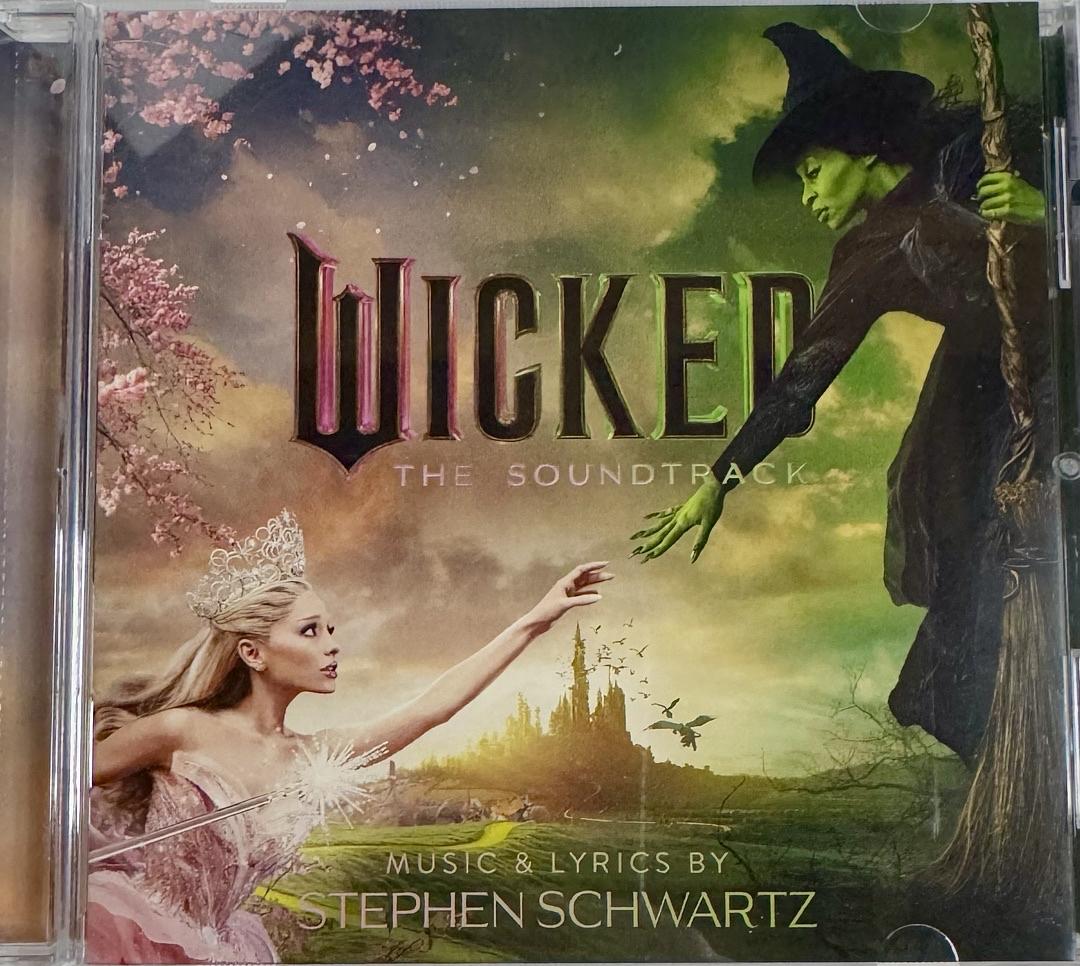 Cynthia Erivo & Ariana Grande Mounted Signed Wicked CD Insert 11x14  - JSA COA