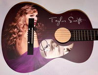 Taylor Swift Signed Purple/Picture Guitar - JSA COA #1