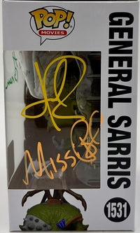 Cast signed Galaxy Quest "General Sarris" Funko #1531 (Pyle/Rees/Breen) - JSA COA