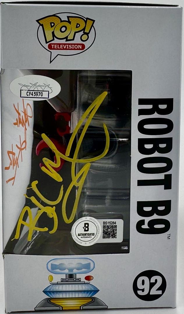 Marta Kristen & Billy Mumy signed Funko #92 (Lost in Space) - JSA and Beckett COA