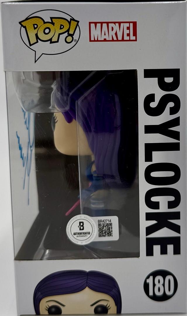 Olivia Munn Signed Funko Pop #180 Psylocke X-Men - Beckett COA