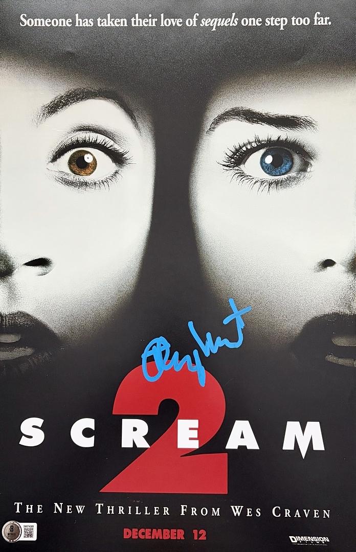 Timothy Olyphant signed 11x17 (Scream) - Beckett COA