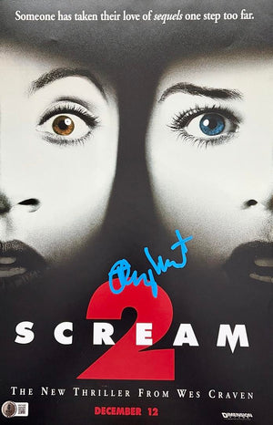 Timothy Olyphant signed 11x17 (Scream) - Beckett COA
