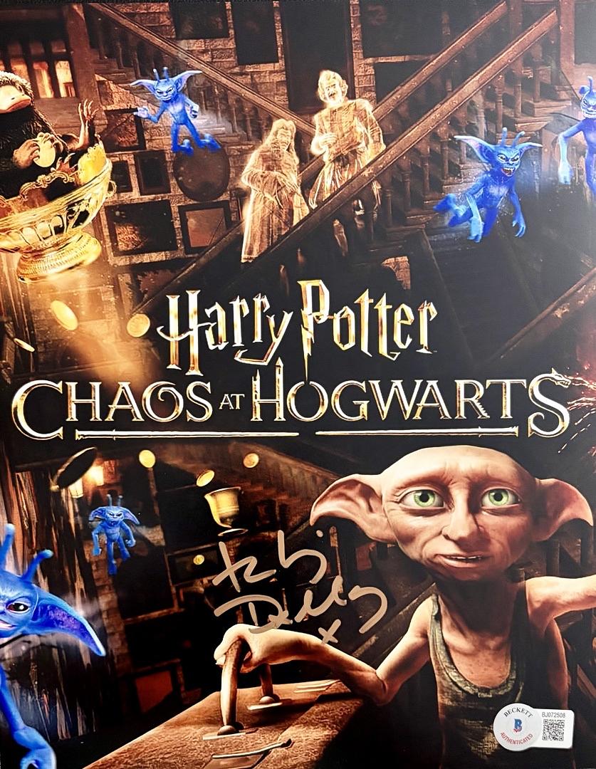 Toby Jones "Dobby" signed 8x10 (Harry Potter) - Beckett COA