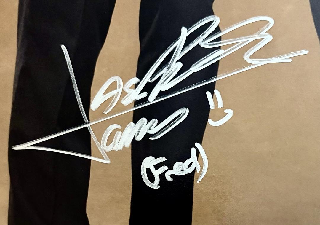 James & Oliver Phelps signed 11x16 w/character names (Harry Potter) - SWAU COA