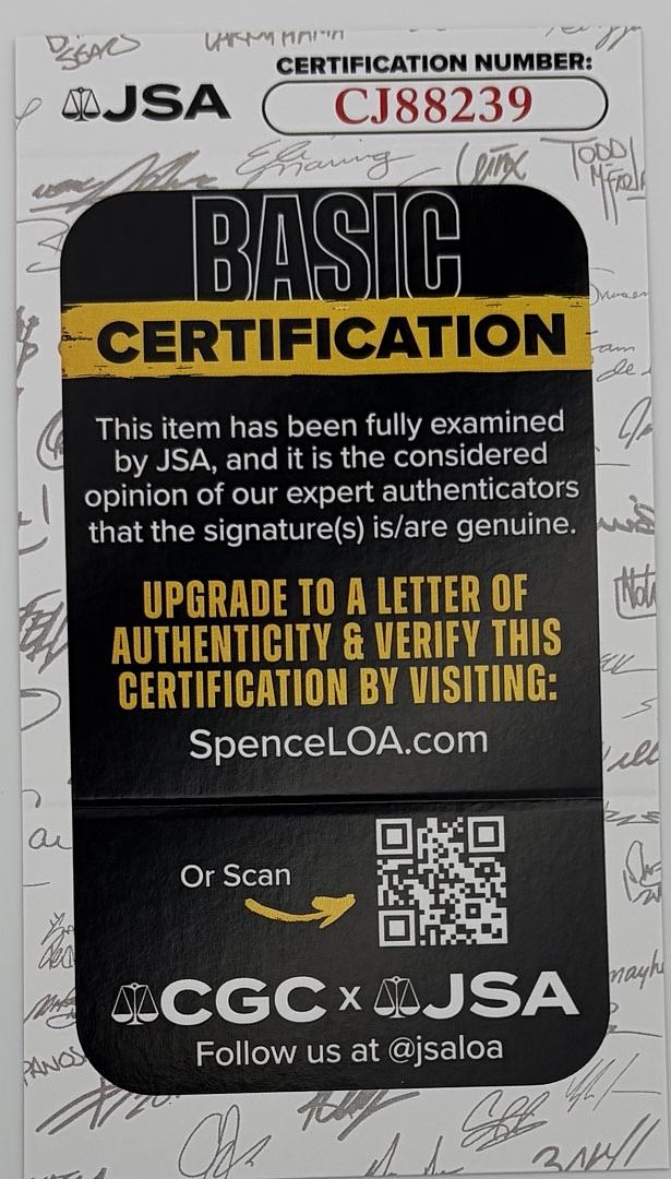 Michael Ironside signed "Jean Rasczak" Funko #1050 (Starship Troopers) - JSA COA