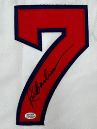 Rick "Rooster" Burleson Signed Red Sox White Custom Jersey - Sure Shot COA