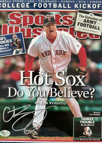 Curt Schilling Signed 8x10 Photo SI Cover  - Sure Shot COA