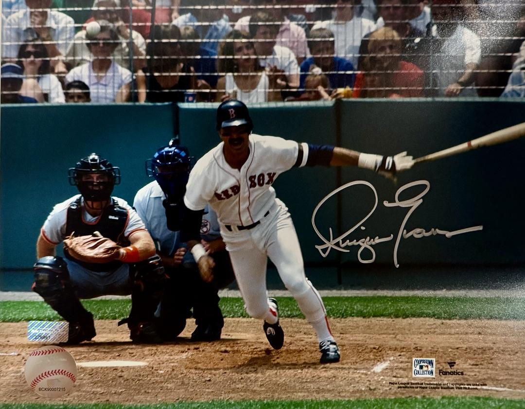 Dwight Evans Signed 8x10 Red SoxPhoto - New England Picture COA