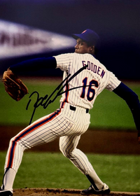 Dwight Gooden Signed 8x10 New York Mets Photo - Beckett COA