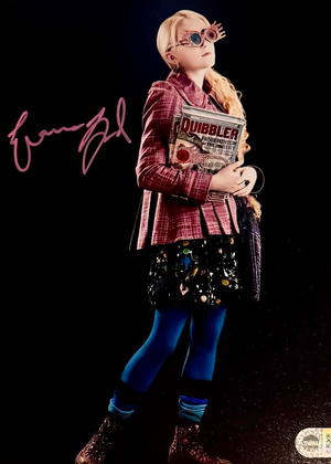 Evanna Lynch Signed 8x10 Photo Luna Lovegood (Harry Potter)  - SWAU