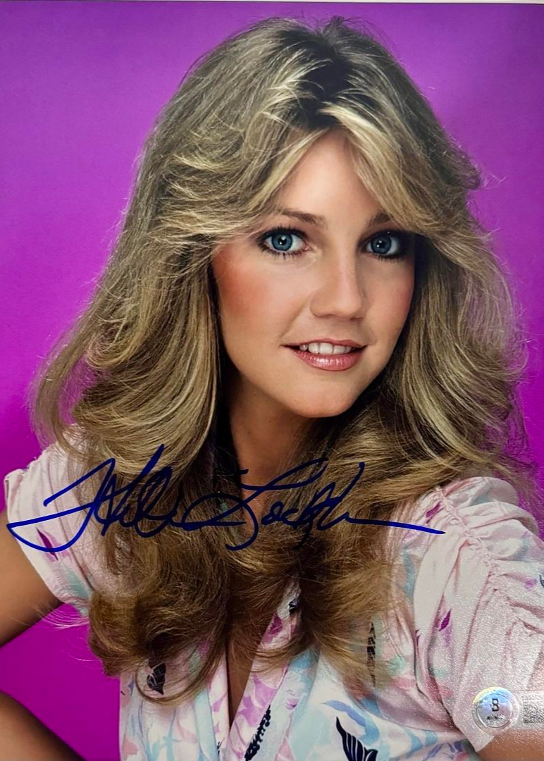 Heather Locklear Signed 8x10 Photo  - Beckett COA