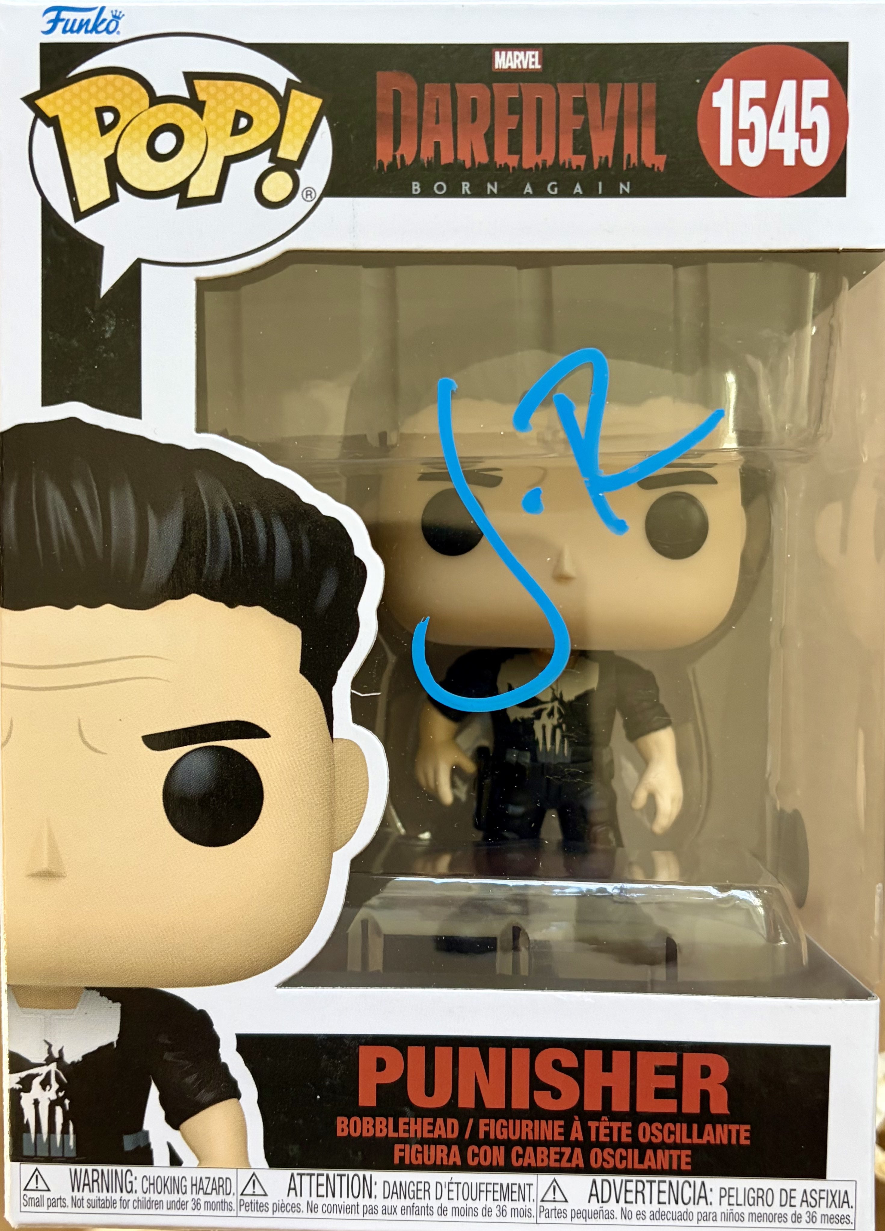 Jon Bernthal Signed Funko Pop #1545 "Punisher" w/Drawing (Daredevil) - Beckett COA
