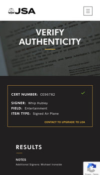 Val Kilmer, Tom Skerritt, James Tolkan, Whip Hubley and Michael Ironside Signed F-14 Tomcat Aircraft Replica - Celebrity Authentics