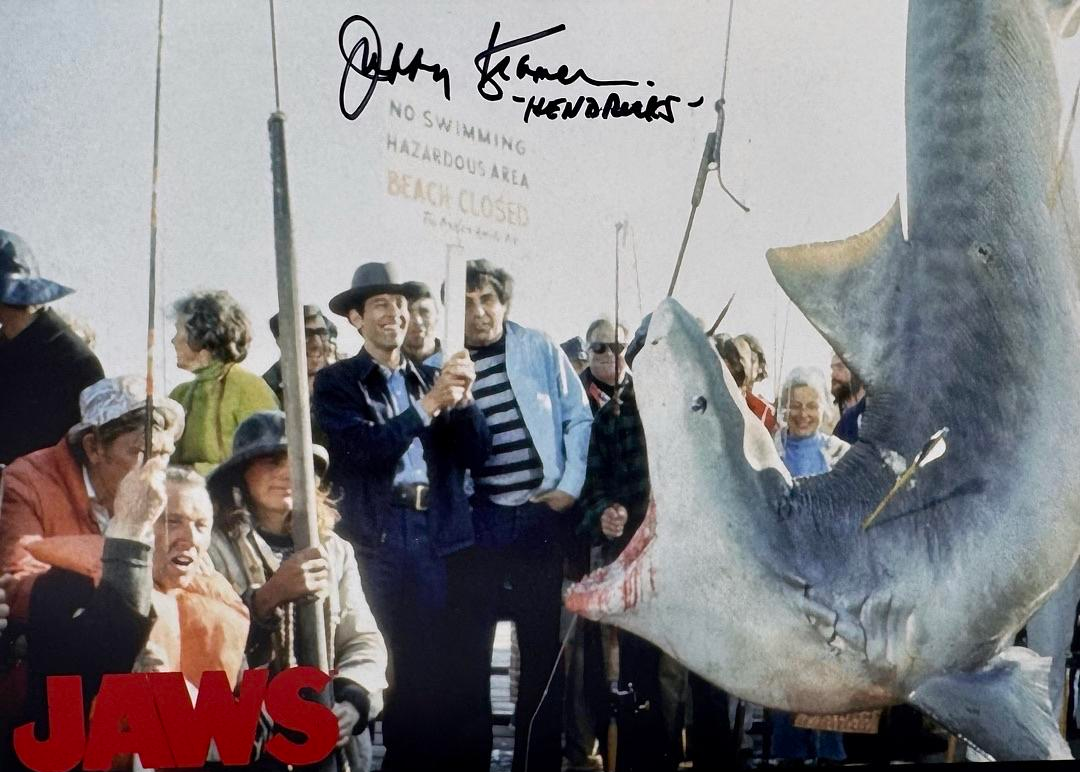 Jeffrey Kramer Signed 8x10 Photo Jaws - Beckett COA #1