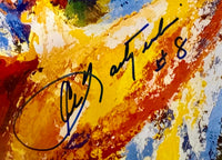 Carl Yastrzemski &amp; LeRoy Neiman Signed Triple Crown Anniversary Framed 11x14 Red Sox Print Beckett COA w/full letter of authenticity.