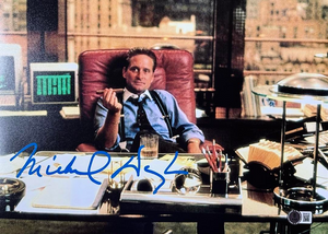 Michael Douglas Signed 8x10 Photo Gordon Gekko (Wall Street)  - Beckett COA