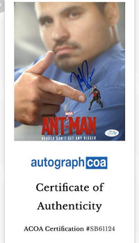 Michael Pena Signed 8x10 Photo (Ant-Man) -  ACOA