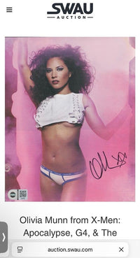 Olivia Munn Signed Sexy 8x10 Photo  - SWAU