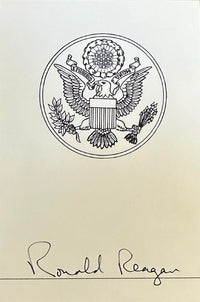 Ronald Reagan Autographed An American Life Book Signed Copy Reagan Library