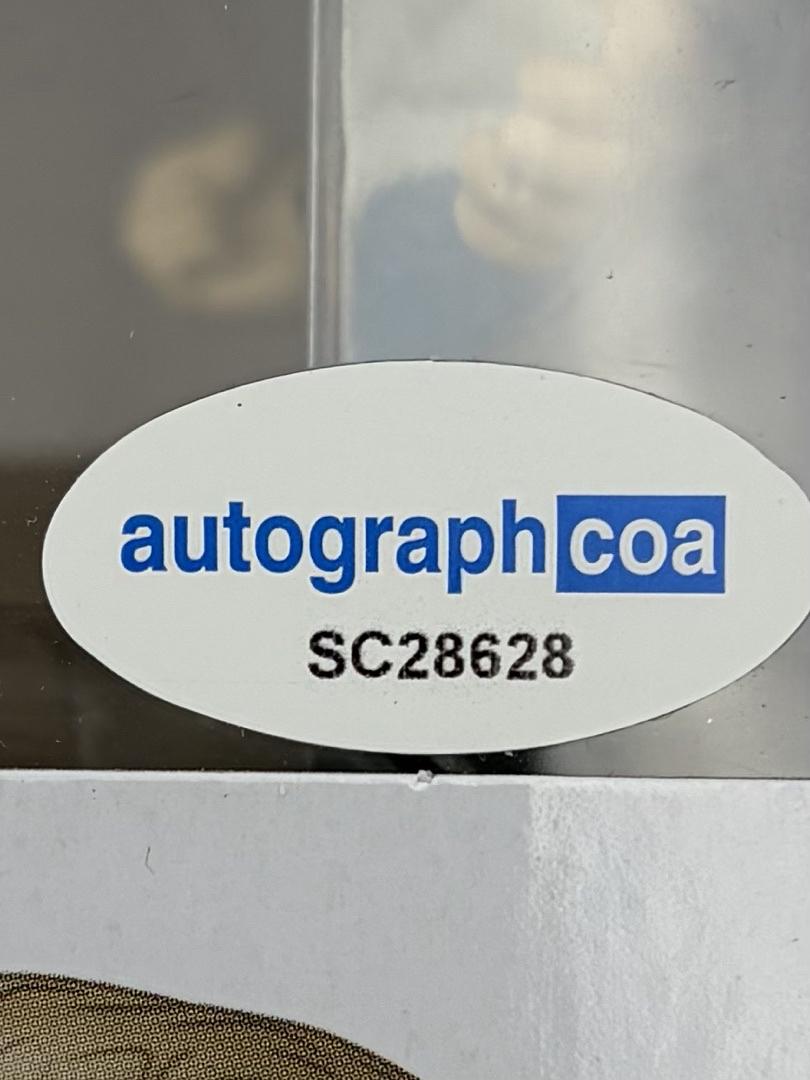 Tom Wilson signed Funko #963 (Back to the Future) w/quote - ACOA COA