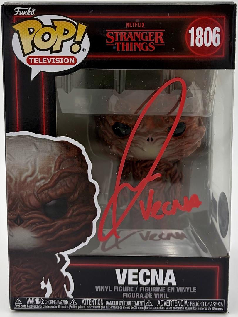 Jamie Campbell Bower signed Signature Series "Vecna" Funko #1806 (Stranger Things) - OC Celebrity Marketing COA