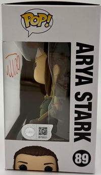 Maisie Williams Signed Funko Pop #89 Arya Stark (Game Of Thrones) *VERY RARE* - SWAU COA