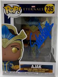 Selma Hayek signed Funko #735 "Eternals" - Beckett COA