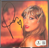 Taylor Swift matted, signed "Life of a Showgirl" CD Insert Photo 1 - Beckett COA