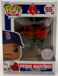 Pedro Martinez Signed Funko Pop #55 (Red Sox) - Beckett COA