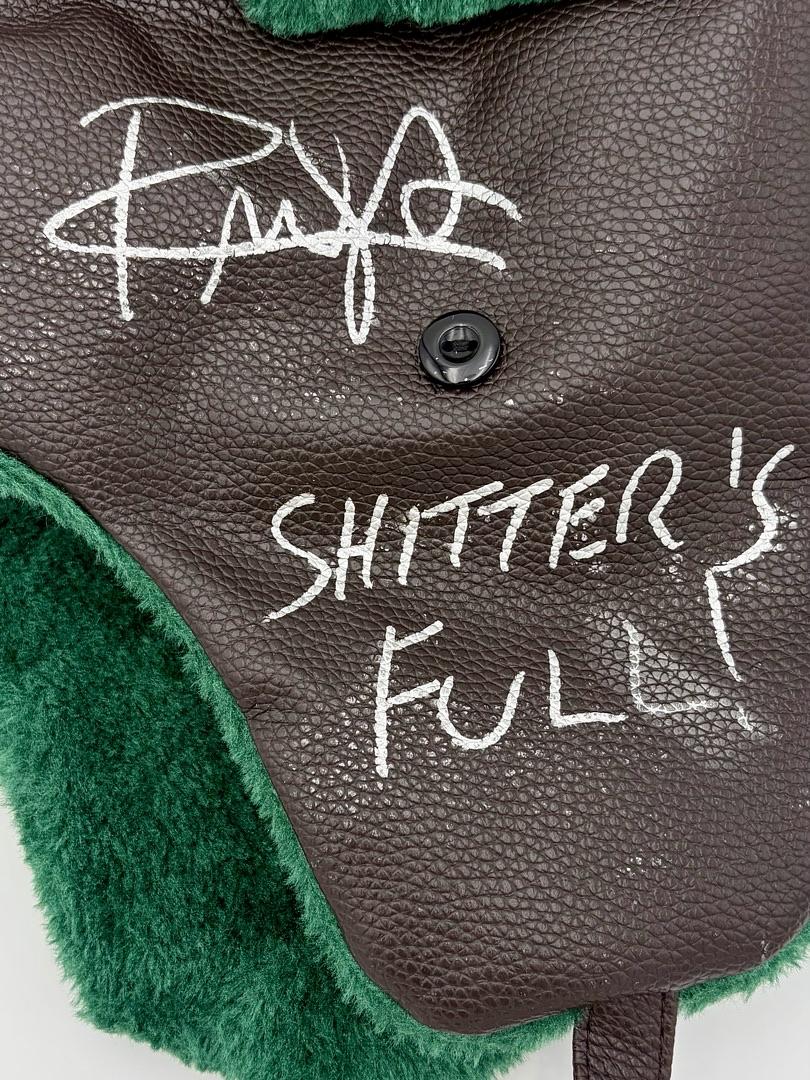 Randy Quaid signed Trapper Hat (Christmas Vacation) w/quote - OC Celebrity Marketing