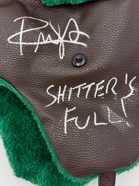 Randy Quaid signed Trapper Hat (Christmas Vacation) w/quote - OC Celebrity Marketing