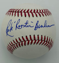 Rick Burleson signed baseball (Red Sox) w/"Rooster" inscription - Sure Shot Promotions