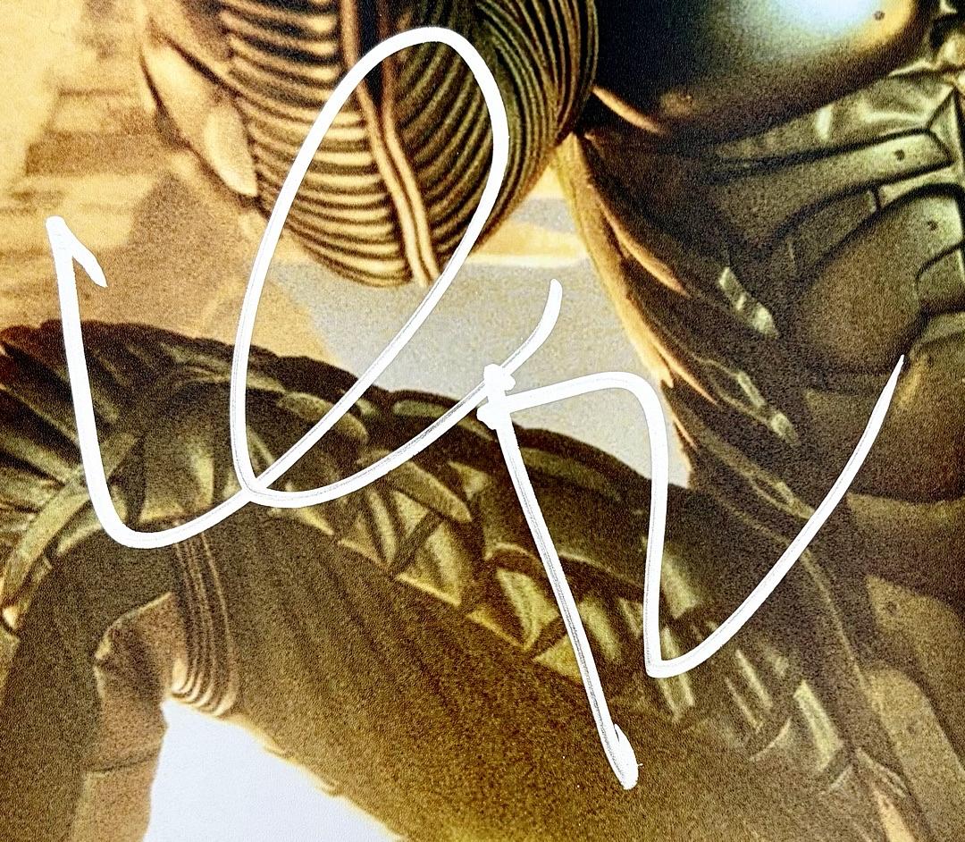 Willem Dafoe Green Goblin signed 11x14 (Spiderman) - Beckett COA