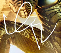 Willem Dafoe Green Goblin signed 11x14 (Spiderman) - Beckett COA