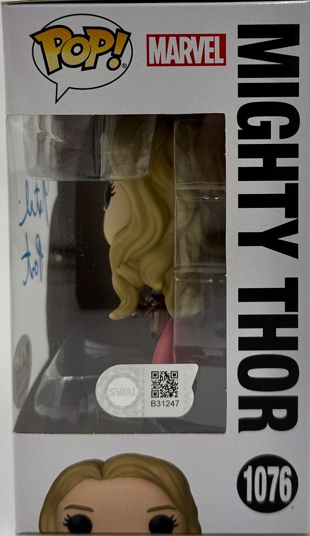 Natalie Portman Signed BAM Exclusive Funko Pop #1076 Thor Love & Thunder - SWAU COA