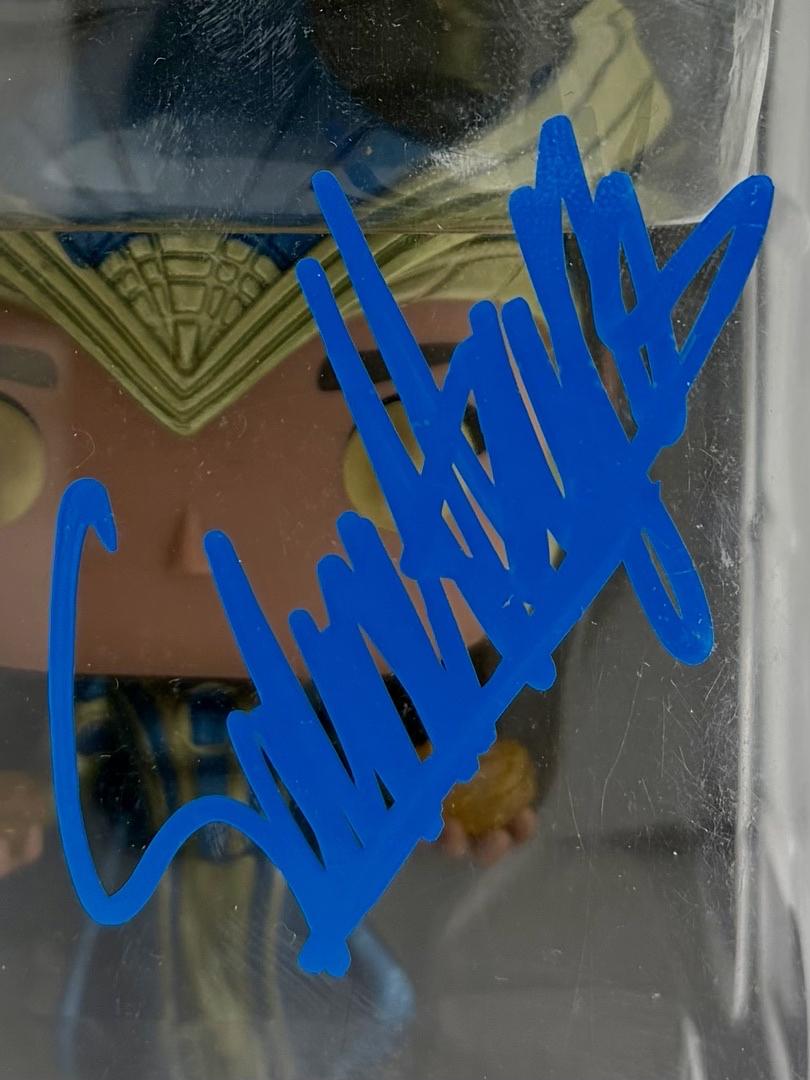 Selma Hayek signed Funko #735 "Eternals" - Beckett COA