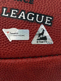 Tom Brady Autographed NFL Duke Official Football w/ "7x SB Champs" Inscription Fanatics & GOAT COA