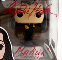 Anjelica Huston Signed Funko Pop #809 "Morticia Addams" (Addams Family) - Zobie COA