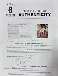 June Lockhart, Angela Cartwright, Marta Kristen Signed 8x10 Photo (Lost In Space) - Beckett COA and Letter of Authenticity