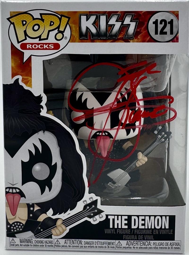 Gene Simmons (KISS) signed Funko Pop #121 - JSA COA