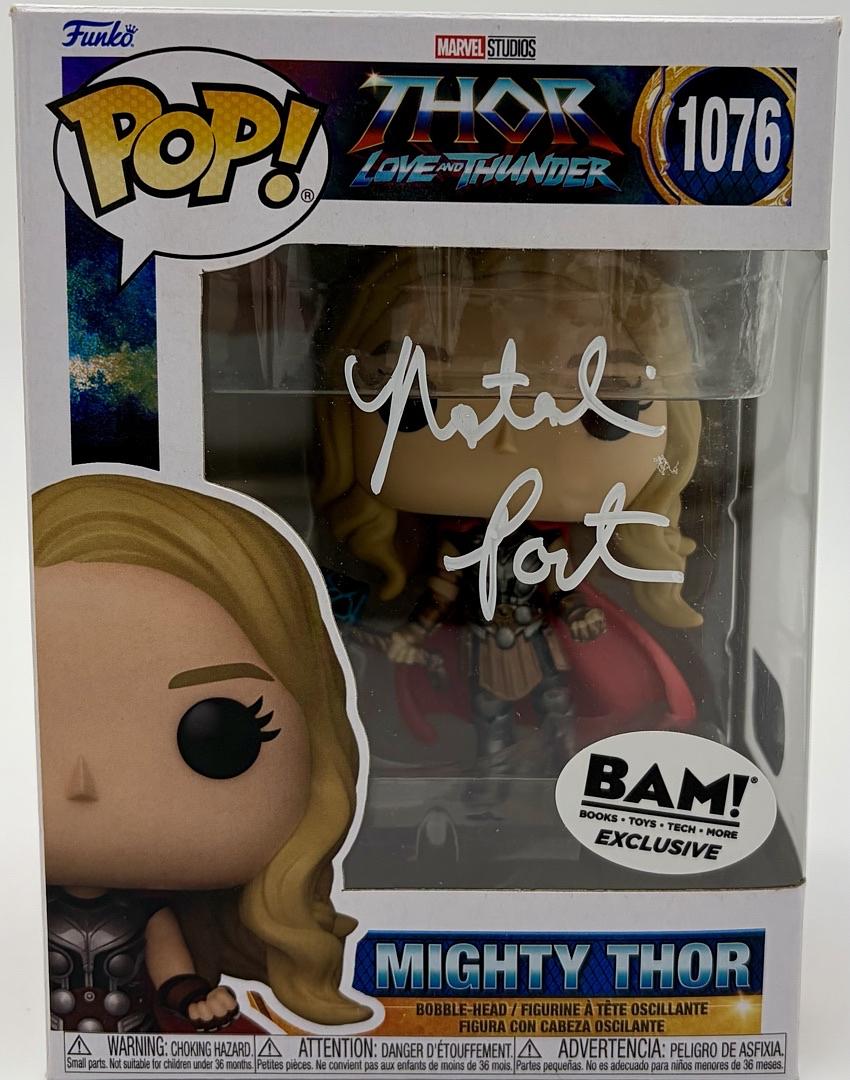 Natalie Portman Signed BAM Exclusive Funko Pop #1076 Thor Love & Thunder - SWAU COA