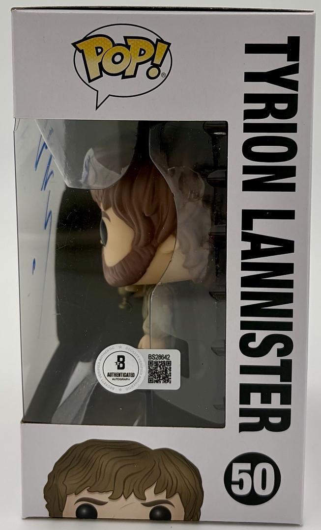 Peter Dinklage Signed Funko Pop #50 "Tyrion Lannister" (Game Of Thrones) - Beckett COA