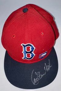 Carlton Fisk (Boston) signed hat - JSA COA