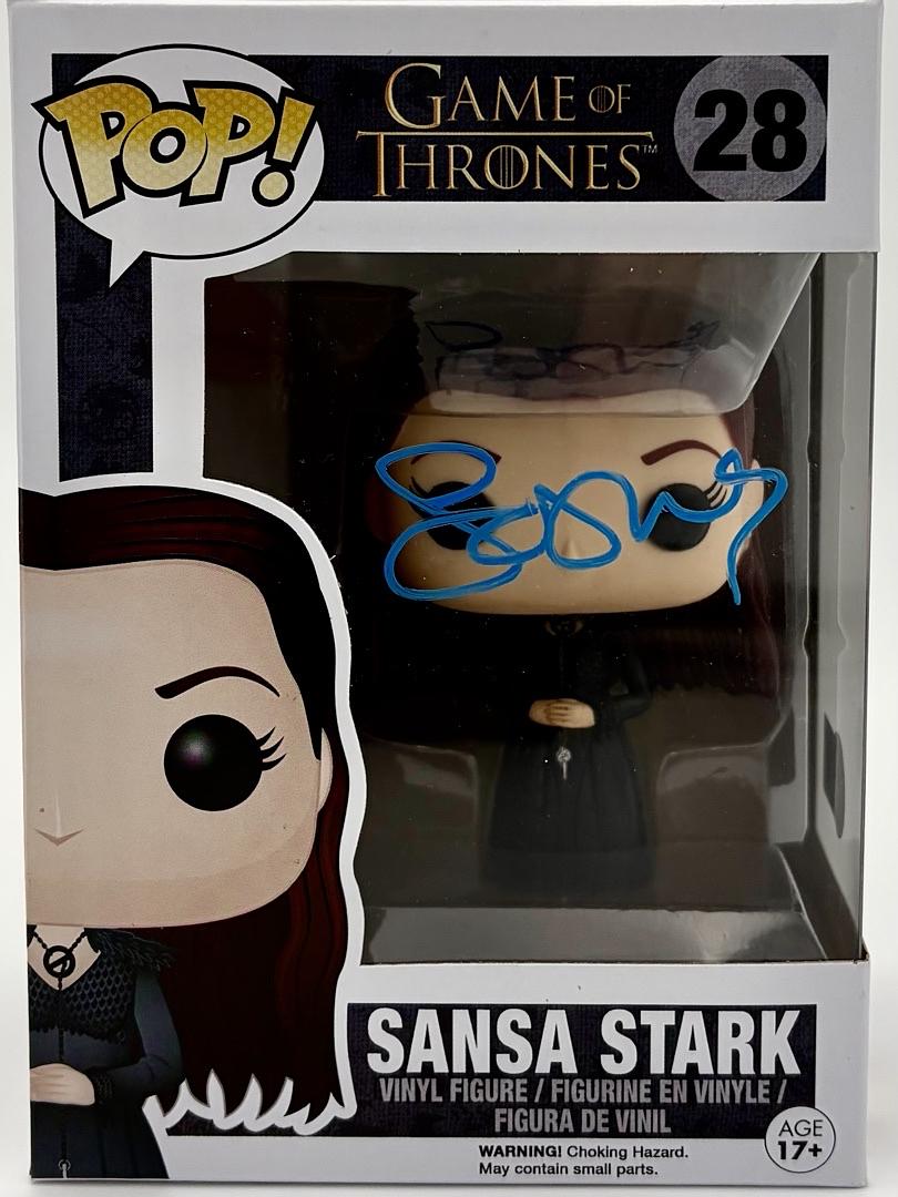 Sophie Turner signed "Sansa Stark" Funko #28 (Game of Thrones) - *RARE* Beckett COA