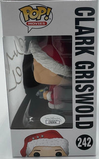 Chevy Chase Signed Funko Pop #242 Clark Griswold (Christmas Vacation)  - JSA COA